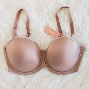 NWT Thirdlove 24/7 Classic Strapless Bra size 38E Removable Straps Underwire
